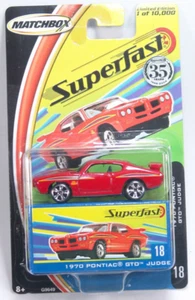 Matchbox 2004 #18 -K- New Superfast - Limited - 1970 Pontiac GTO Judge - Imagen 1 de 1