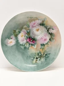 ANTIKE ROSENTHAL BAYERN WANDBEHANG PLATTE SCHALE HANDBEMALT FLORAL 15" - Bild 1 von 9