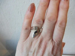 Anello Extravergine Bellissimo Placcato Argento, Pierre Lang Taglia 53 (VI)! - Foto 1 di 4