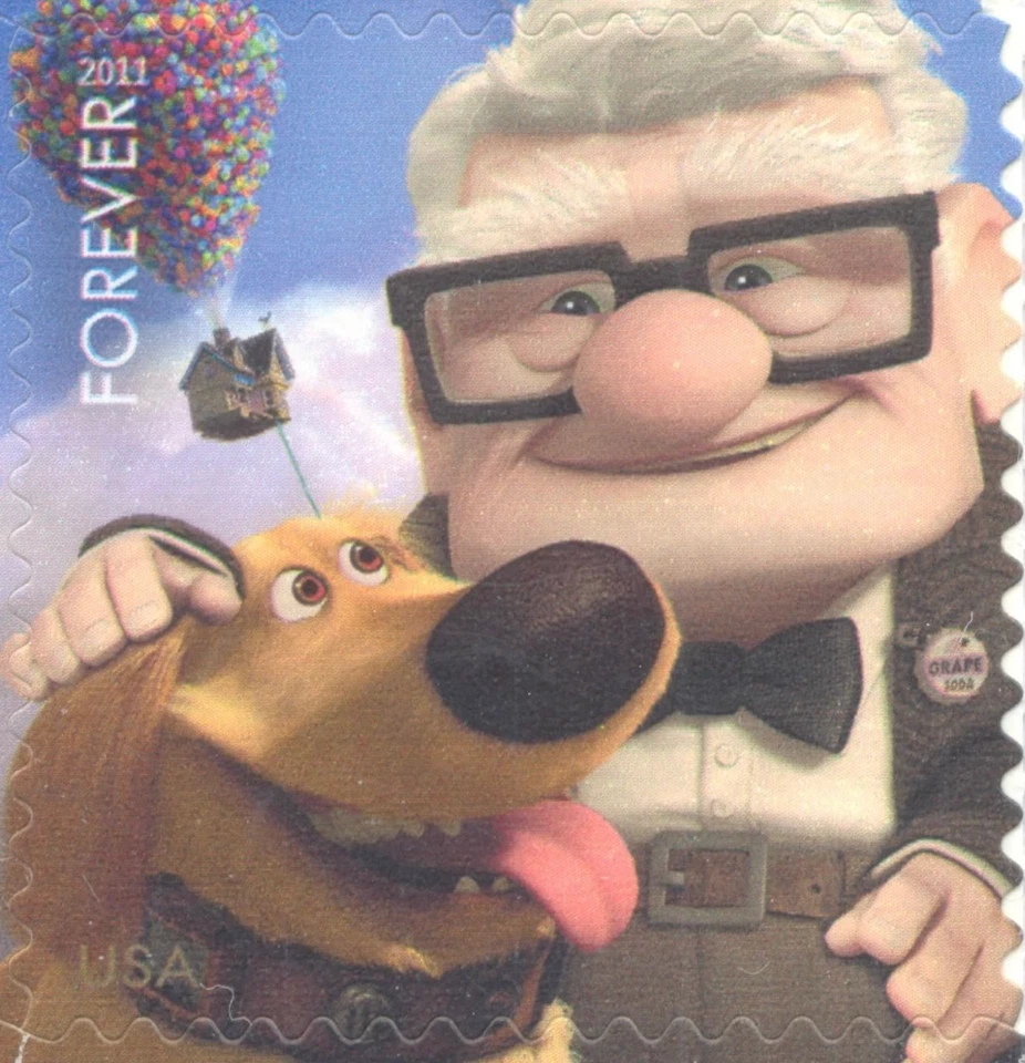 US #4556 MNH 2011 Pixar Films Carl Fredricksen & Dug - Image 1 of 1