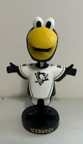 Pittsburgh Penguins Iceburgh Mascot Bobblehead SGA Giveaway Loose Cover