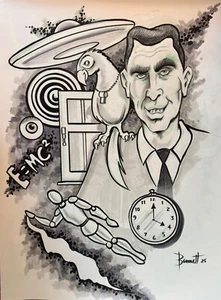 4 O'CLOCK ** MIKE BENNETT'S ORIGINAL ART (2025) 03/24/25 - Picture 1 of 1