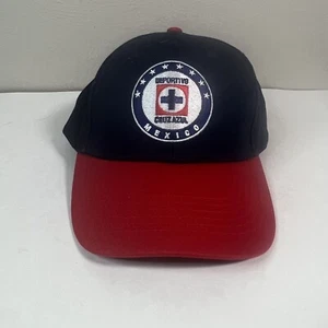 Men's Navy/Red Cruz Azul Core Adjustable Dad Hat Cap Fanink soccer football - Picture 1 of 2