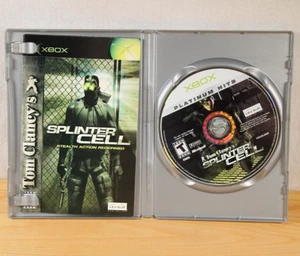 Tom Clancy's Splinter Cell (Microsoft Xbox Original 2002) w/ Manual - Picture 1 of 4