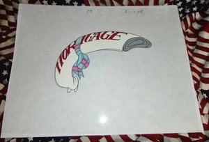 WARNER BROS. ANIMATION CEL FROM "FROM PORKY'S PAPA".1938 COLORIZED CEL FROM 1960 - Picture 1 of 4