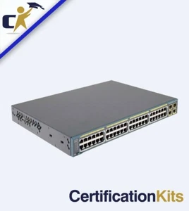 Cisco WS-C2960-48PST-L - 48 Port - 370W PoE - 1 Yr Wnty - Same Day Ship - Picture 1 of 1