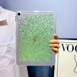 Luxury Glitter Sparkling Clear Case For iPad 10th 9th 8th Pro 11 Air 5/4 Mini 6 - Picture 1 of 17