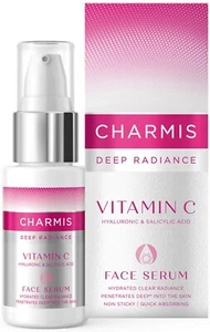 Charmis Deep Radiance Face Serum with Vitamin C,Hyaluronic & Salicylic Acid 30ml - Picture 1 of 3