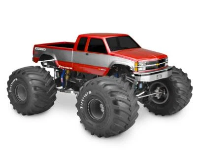 JConcepts 1988 Chevy Silverado Extended Cab Monster Truck Body (Clear) [JCO0339] - Image 1 of 3