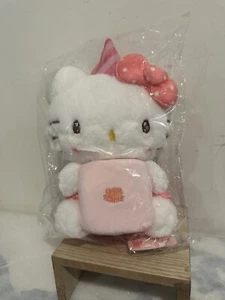 RARE Sanrio Hello Kitty Bokksu Birthday Hat Limited Edition Plush Toy 7” 2023 - Picture 1 of 4
