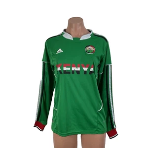 Camiseta Adidas Kenia Fútbol Nacional Fútbol Manga Larga M Rara De Colección Verde - Imagen 1 de 12