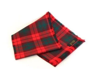 Traditionelles schottisches Tartan 100 % Wolle einfache volle Fransen Schärpe - MacNab modern - Bild 1 von 1