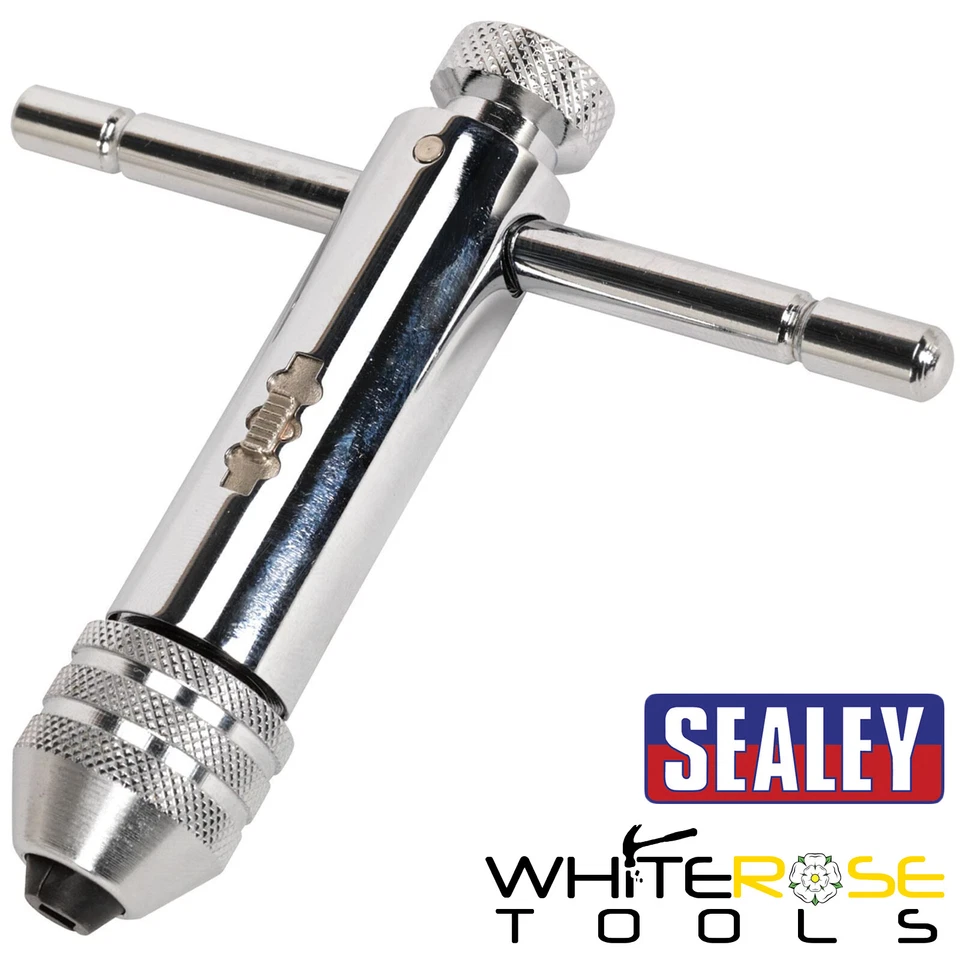 Chave de torneira catraca Sealey M5-M12 105mm multi-posicional deslizante barra T engenheiros - Imagem 1 de 1