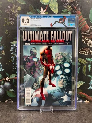 Ultimate Fallout #4 (2011) CGC 9.2 - 1st Miles Morales Custom Label -RareCo - Image 1 of 3