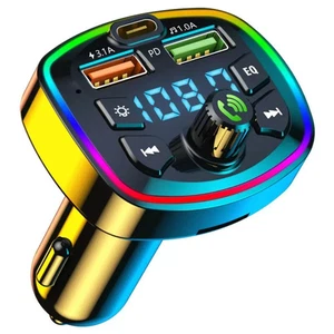 Wireless Bluetooth FM Transmitter 2 USB Car Charger MP3 Player Handsfree Kit - Picture 1 of 9