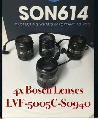LOT 4 BOSCH LVF-5005C-S0940 SECURITY LENSES W/ 9-40mm 5MP 1/2.5” SR-IRIS TESTED! - Image 1 of 4