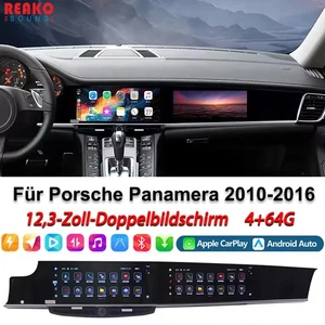 Für Porsche Panamera 10-16 12,3Zoll-Autoradio Dual-Screen-Stereo Android CarPlay - Bild 1 von 13