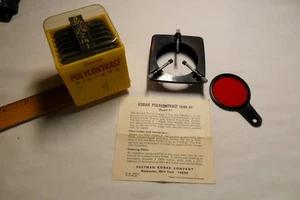 Vintage Kodak Polycontrast Filter Kit Model A - Filters, Holder & Original Box - Picture 1 of 9