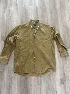 Linea Uomo Men’s Button Up Shirt Size 1XL Gold Design Western Line Dance Vibes. - Picture 1 of 9