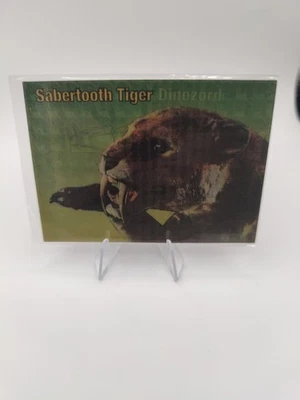 Power Rangers Sabertooth Tiger Dinozord Lenticular Card 1994 #9 Of 12 - Image 1 of 4