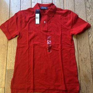 Polo Ralph Lauren Polo Shirt Boy's Size 10-12 Red Short Sleeve - Picture 1 of 4
