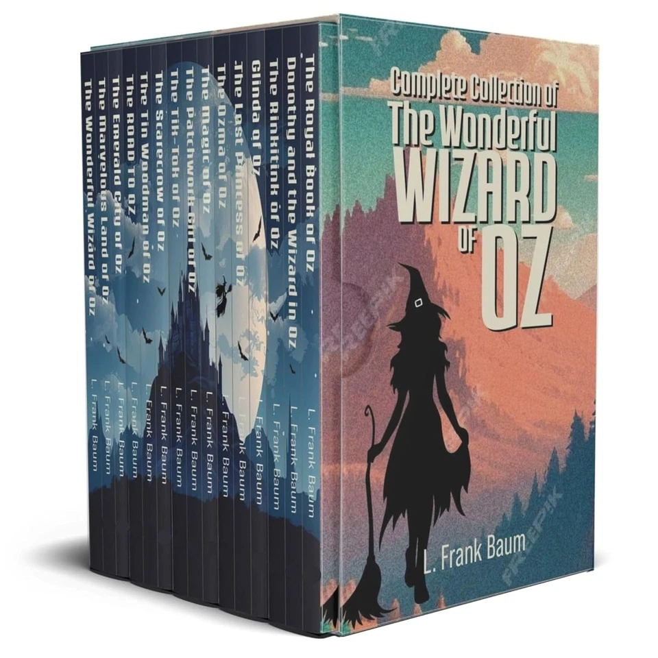 The Wonderful Wizard of Oz Complete 15 Books Collection by L. Frank Baum Foto 1 de 4