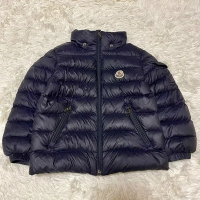 Moncler down 3 Kids Logo Navy RFID - Image 1 of 4