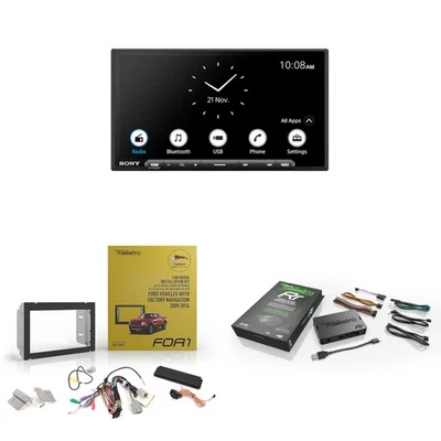 Receptor Sony XAV-AX6000 con Car Play/Android Auto & Maestro Kit para 08-14 Ford Foto 1 de 4