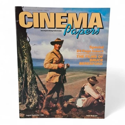 Australian Cinema Papers Magazine September 1980 Issue 28 Film Reviews Interview - Image 1 of 4