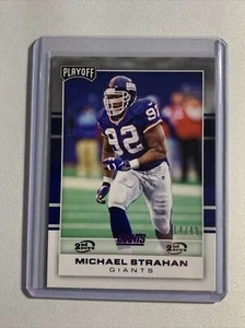 2017 Panini Playoff Michael Strahan 2nd Down 14/49 Giants - Picture 1 of 3