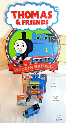 Thomas & Sodor Celebration Caboose (2 trenes) Thomas & Friends ferrocarril de madera Foto 1 de 3