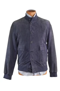 NEW ENRICO MANDELLI Imperfect COAT Defect Leather Size Us XL Eu 54 MDIF2 - Foto 1 di 6