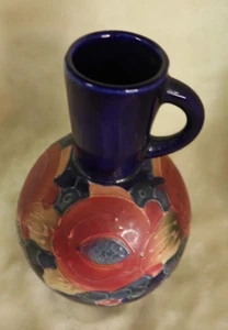Vintage Pottery Flowered 6" Vase - Japan - Picture 1 of 7