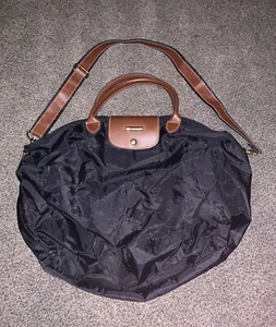 Ciao! Black Nylon Weekender Tote Over Shoulder Large Bag  - Picture 1 of 4