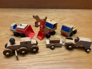 Vintage Mattel Preschool Putt-Putt Construction and Other Wooden Toys - Picture 1 of 7
