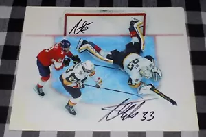 Alec Martinez Adin Hill Signed Vegas Golden Knights 8x10 Photo Stanley Cup - Picture 1 of 1