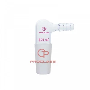 Laboratory Glass  Space Saving Adapters Inlet, Inner Joint,90° - Picture 1 of 1