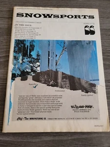 Revista de motos de nieve vintage deportes de nieve OCTUBRE 1971 - Imagen 1 de 5