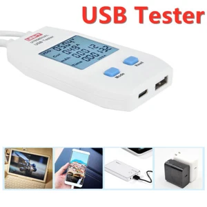 UNIT USB LCD Voltage Power Capacity Meter Tester Voltmeter Current Detector - Zdjęcie 1 z 16