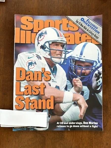 Sports Illustrated 12/13/1999 Dan Marino Miami Dolphins Dan's Last Stand. NrMt - Picture 1 of 2