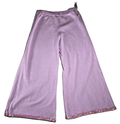 Pantalones Cortos Storybook Tejidos Para Mujer Talla S Púrpura Confort Lentejuelas Pierna Ancha Nuevos con Etiquetas Foto 1 de 4