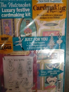 Cardmaking & Papercraft issue 201,nutcracker luxury festive cardmaking kit & mor - Imagen 1 de 2