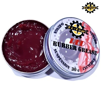 RED RUBBER GREASE For Brake Calipers Clutch Suspension O Rings Seals Gaskets 30g - Image 1 of 4