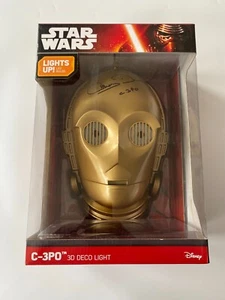 Lampada 3D Anthony Daniels firmata di persona autografa STAR WARS - Foto 1 di 3