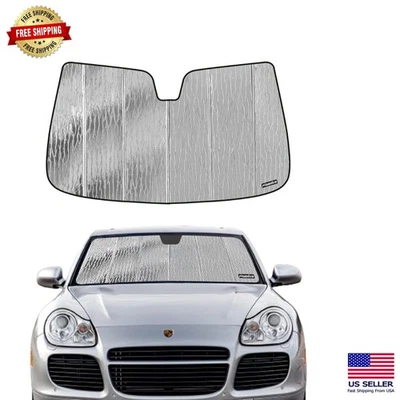 Reflective Windshield Shade for Porsche Cayenne 2004-2018 - -Round Foto 1 de 4