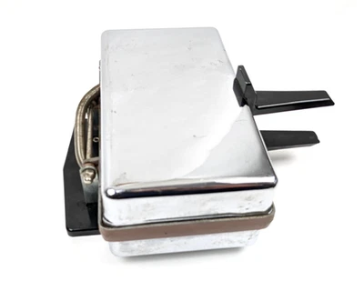 SCHULTE Vintage Waffle Maker Type 265 Chrome Corded Rectangle 14x24cm Swivel - Image 1 of 4