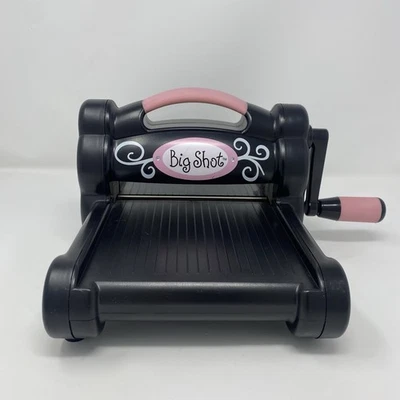 Sizzix Big Shot Manual Die Cutting & Embossing Machine Black & Pink - Image 1 of 4