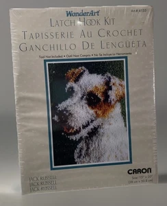 WonderArt Jack Russell versiegelter Riegel Haken Kit 15x20 Caron Teppich Wandbehang Hund - Bild 1 von 6