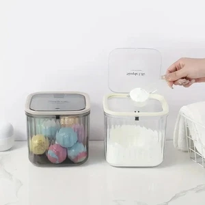 Wäsche Pod Aufbewahrungsbox Langlebig Große Kapazität Kunststoff Pop-up Abdeckung Organizer - Bild 1 von 26