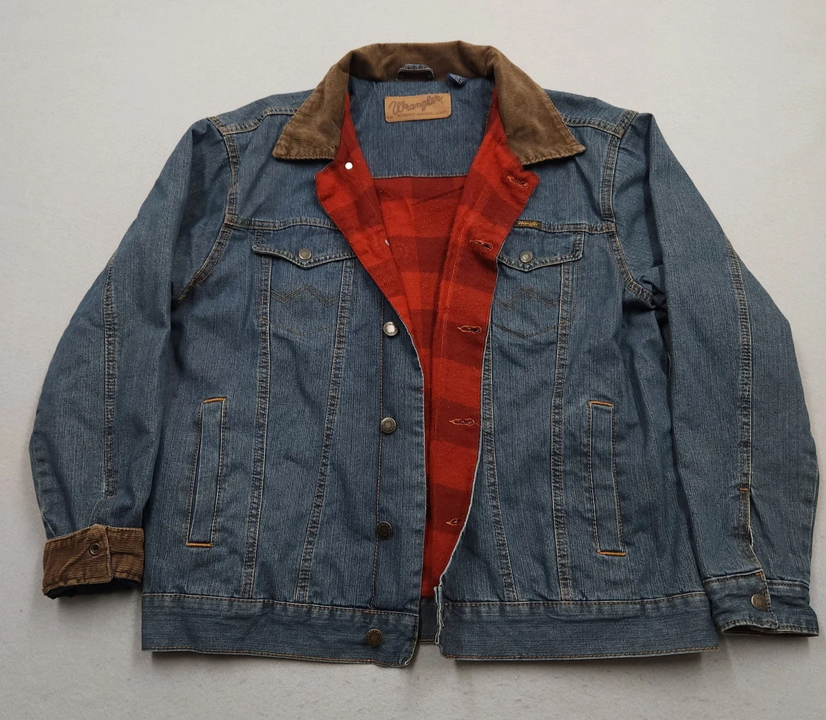 vintage wrangler jean jacket products for sale | eBay